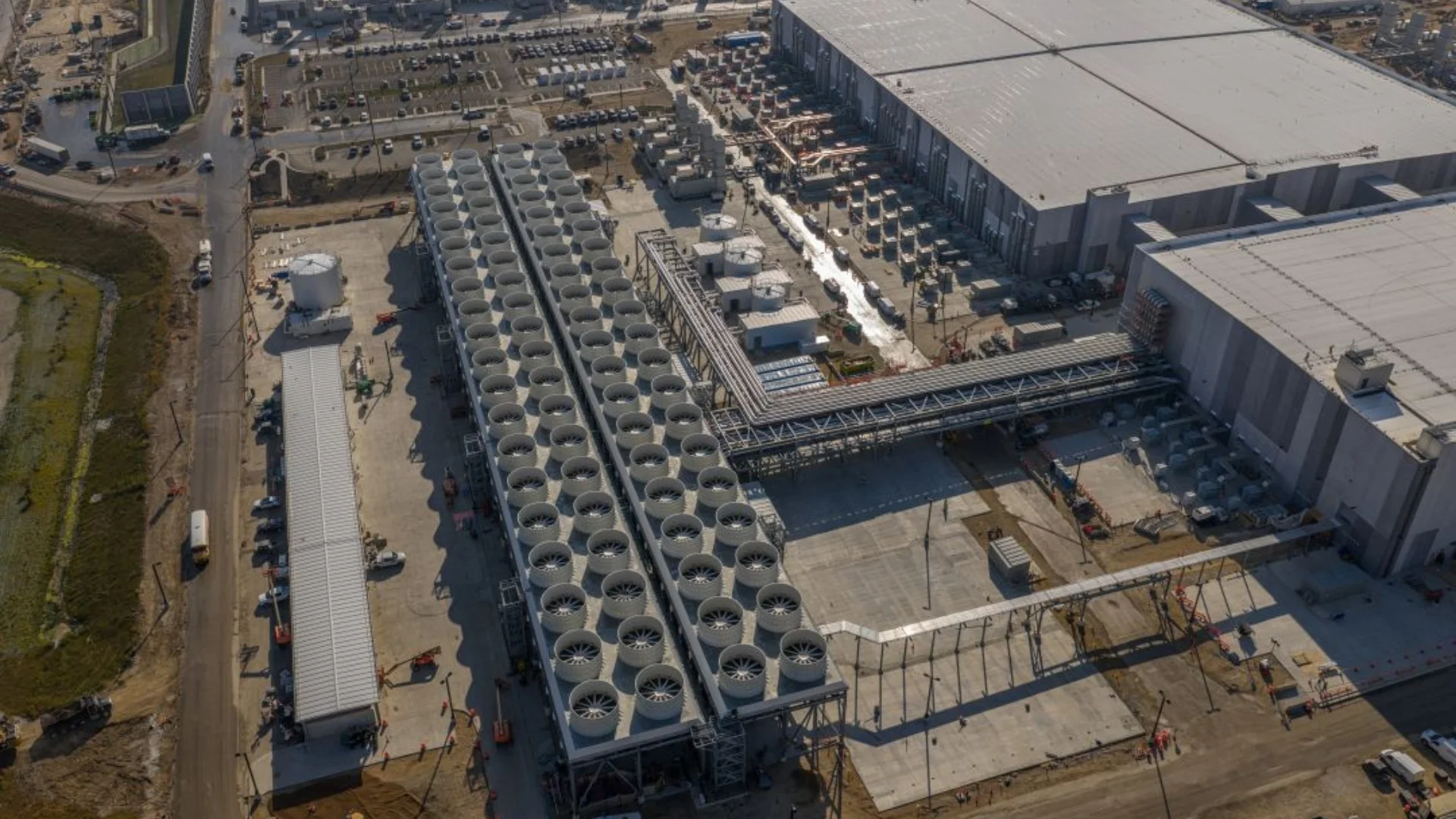 Microsoft data center in Mount Pleasant, Wisconsin