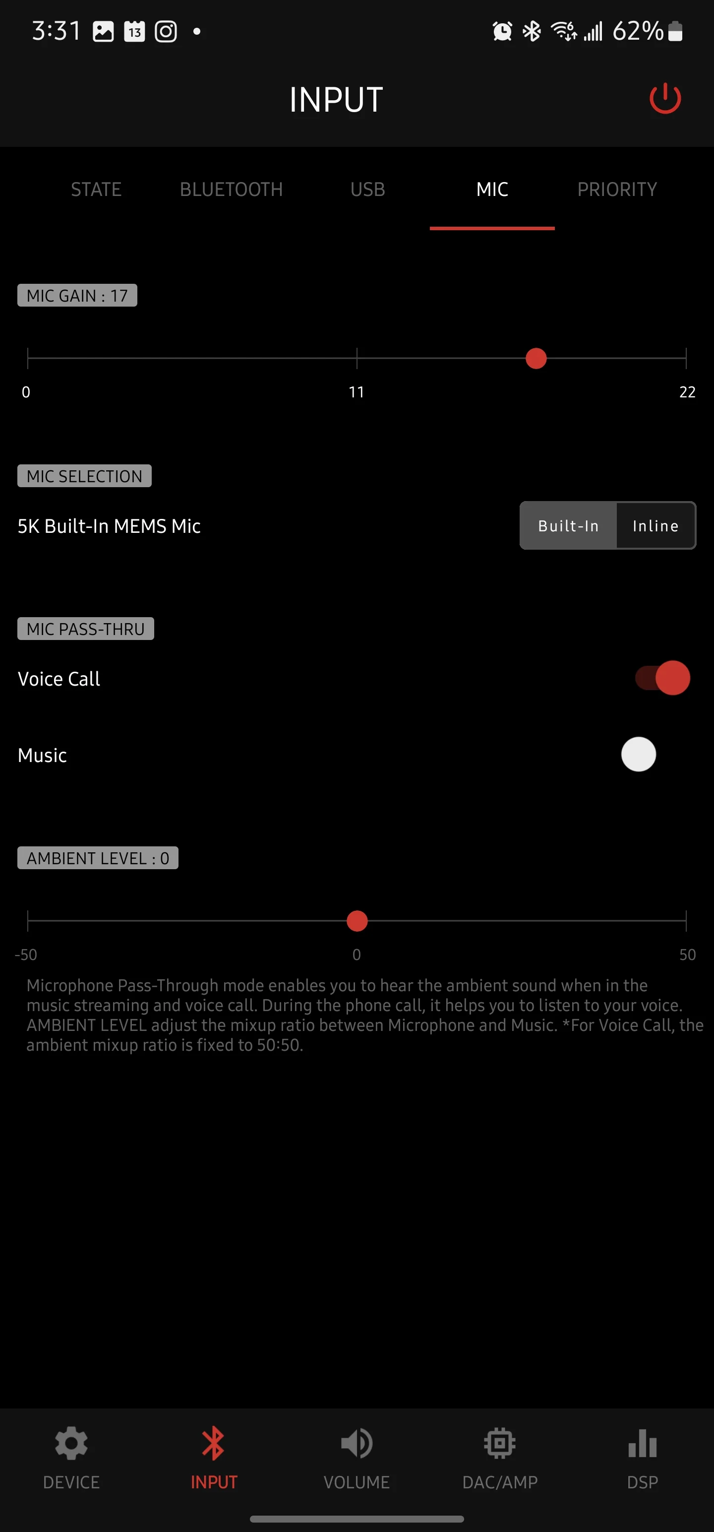 Qudelix-5K companion app